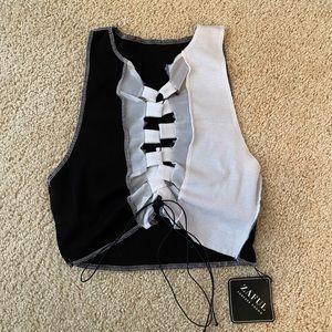 ZAFUL edgy crop top